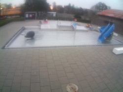 Dětstký venkovní bazén