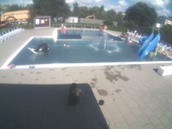Dětstký venkovní bazén