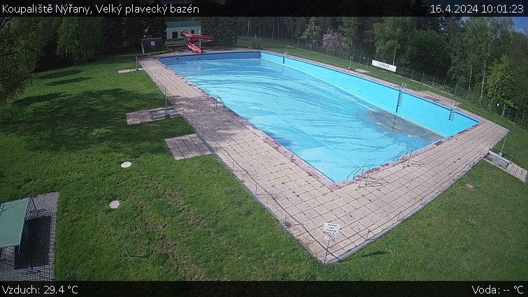 Koupaliště Nýřany - Velký plavecký bazén - 16.4.2024 v 10:01