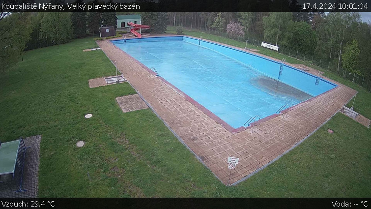 Koupaliště Nýřany - Velký plavecký bazén - 17.4.2024 v 10:01