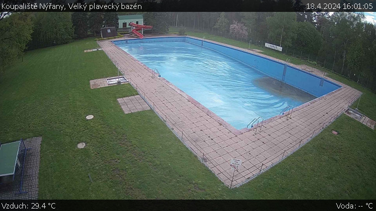Koupaliště Nýřany - Velký plavecký bazén - 18.4.2024 v 16:01