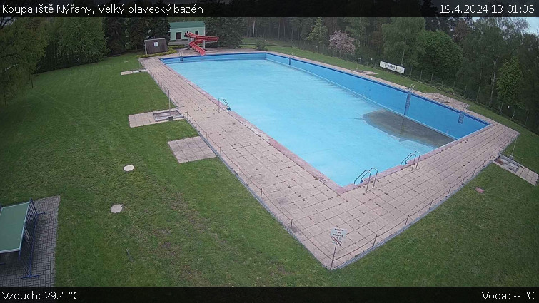 Koupaliště Nýřany - Velký plavecký bazén - 19.4.2024 v 13:01