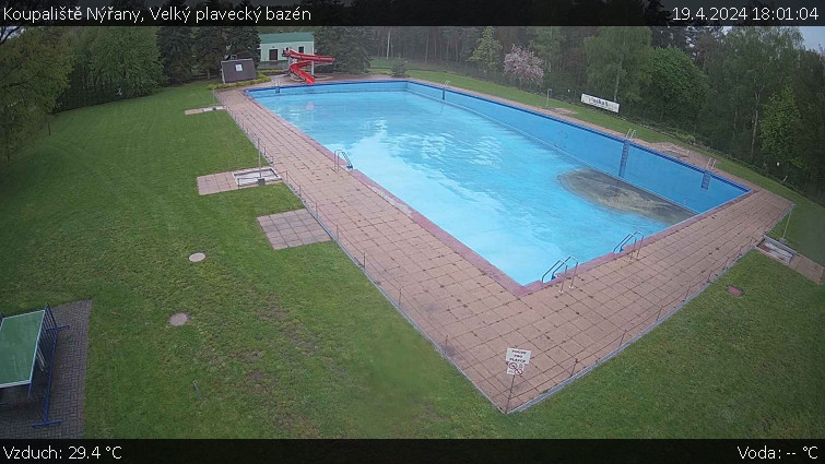 Koupaliště Nýřany - Velký plavecký bazén - 19.4.2024 v 18:01