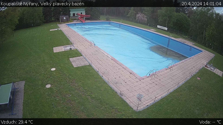 Koupaliště Nýřany - Velký plavecký bazén - 20.4.2024 v 14:01