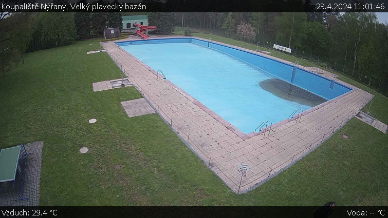 Koupaliště Nýřany - Velký plavecký bazén - 23.4.2024 v 11:01