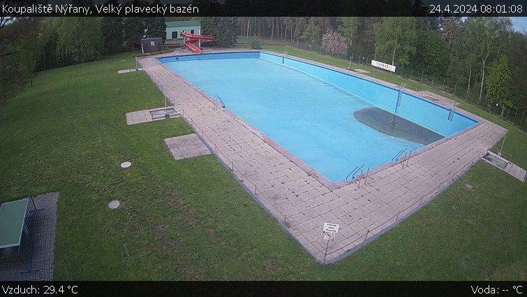 Koupaliště Nýřany - Velký plavecký bazén - 24.4.2024 v 08:01