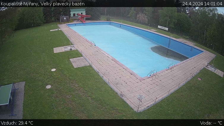 Koupaliště Nýřany - Velký plavecký bazén - 24.4.2024 v 14:01