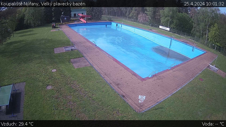 Koupaliště Nýřany - Velký plavecký bazén - 25.4.2024 v 10:01