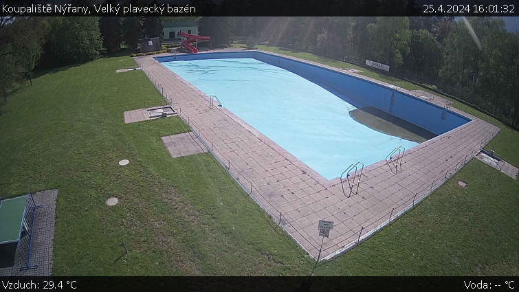 Koupaliště Nýřany - Velký plavecký bazén - 25.4.2024 v 16:01