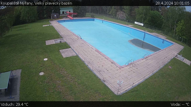 Koupaliště Nýřany - Velký plavecký bazén - 28.4.2024 v 10:01