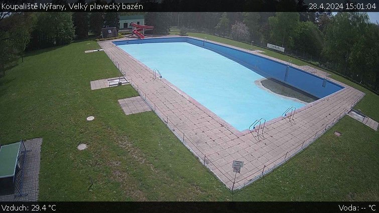 Koupaliště Nýřany - Velký plavecký bazén - 28.4.2024 v 15:01
