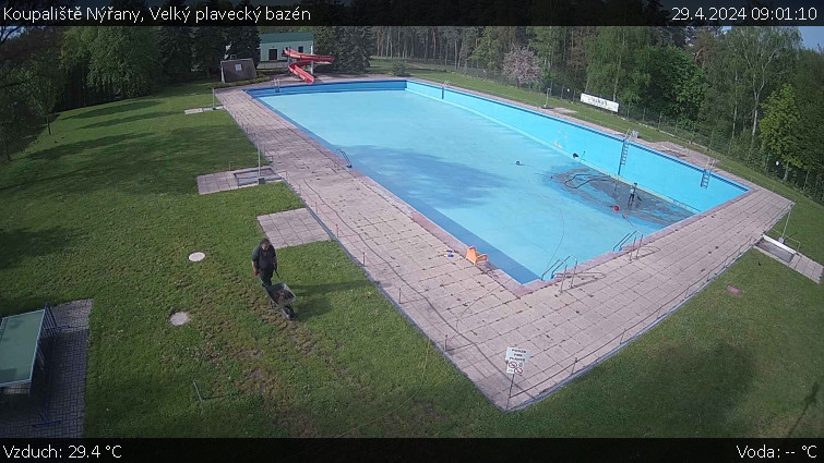 Koupaliště Nýřany - Velký plavecký bazén - 29.4.2024 v 09:01