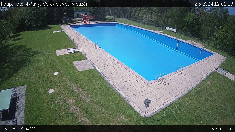 Koupaliště Nýřany - Velký plavecký bazén - 2.5.2024 v 12:01