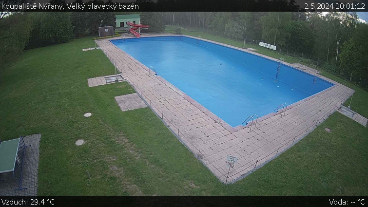 Koupaliště Nýřany - Velký plavecký bazén - 2.5.2024 v 20:01