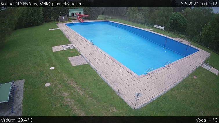 Koupaliště Nýřany - Velký plavecký bazén - 3.5.2024 v 10:01