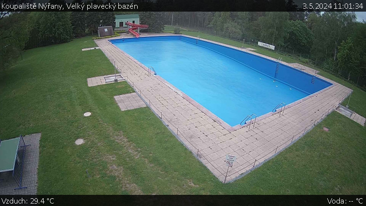 Koupaliště Nýřany - Velký plavecký bazén - 3.5.2024 v 11:01