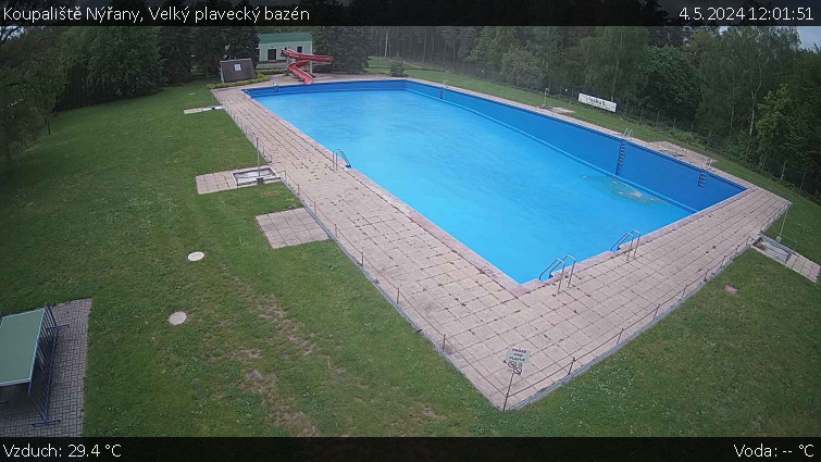 Koupaliště Nýřany - Velký plavecký bazén - 4.5.2024 v 12:01