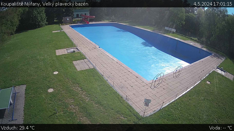 Koupaliště Nýřany - Velký plavecký bazén - 4.5.2024 v 17:01