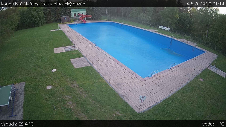 Koupaliště Nýřany - Velký plavecký bazén - 4.5.2024 v 20:01