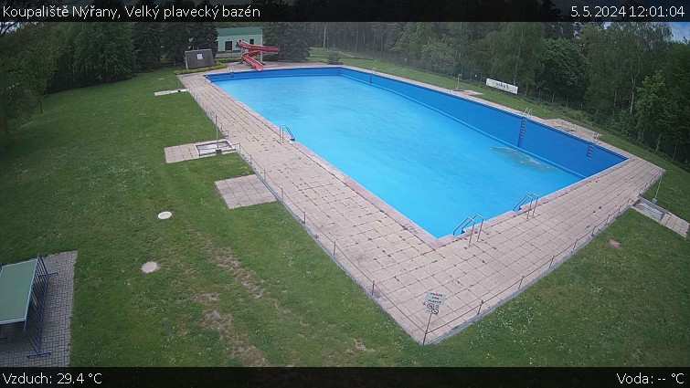 Koupaliště Nýřany - Velký plavecký bazén - 5.5.2024 v 12:01