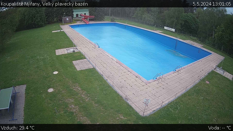 Koupaliště Nýřany - Velký plavecký bazén - 5.5.2024 v 13:01