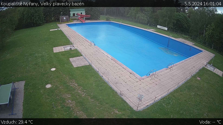 Koupaliště Nýřany - Velký plavecký bazén - 5.5.2024 v 16:01