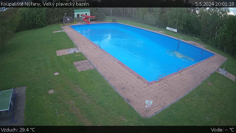 Koupaliště Nýřany - Velký plavecký bazén - 5.5.2024 v 20:01