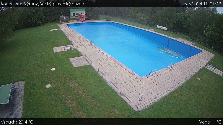 Koupaliště Nýřany - Velký plavecký bazén - 6.5.2024 v 10:01