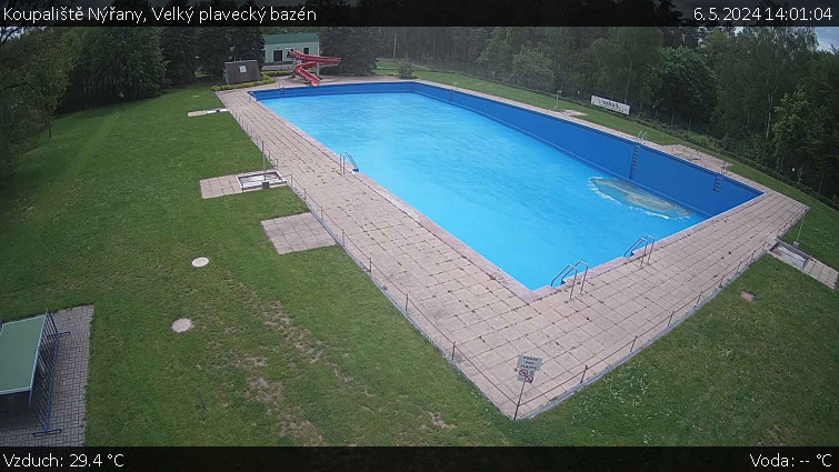 Koupaliště Nýřany - Velký plavecký bazén - 6.5.2024 v 14:01