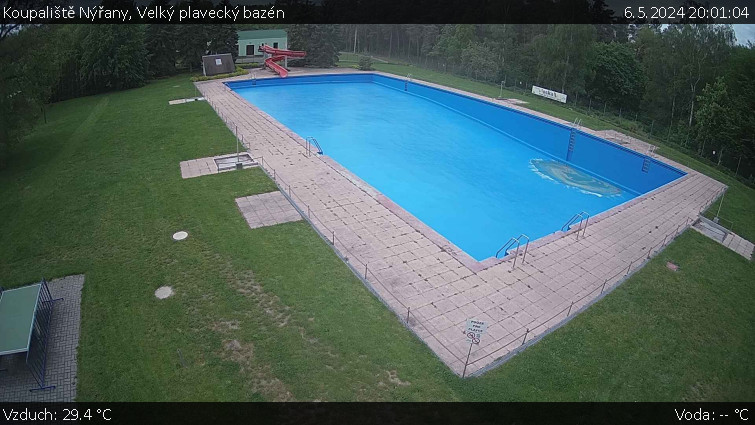 Koupaliště Nýřany - Velký plavecký bazén - 6.5.2024 v 20:01