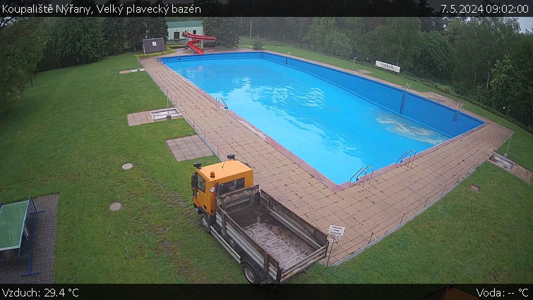 Koupaliště Nýřany - Velký plavecký bazén - 7.5.2024 v 09:02