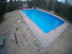 Large swimming pool