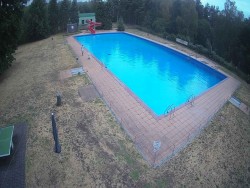 Large swimming pool