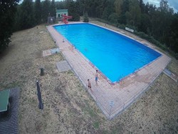 Large swimming pool