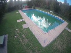 Large swimming pool
