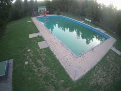 Large swimming pool