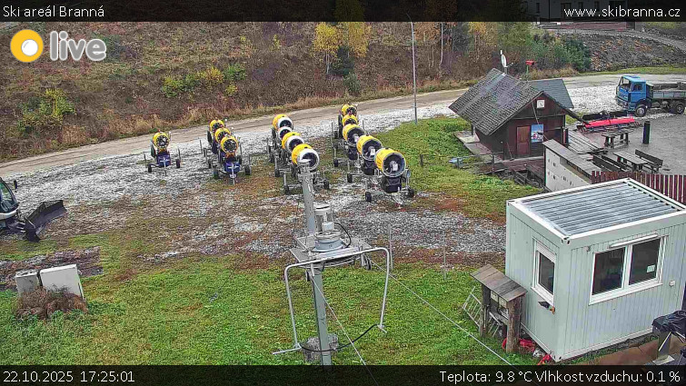 Ski areál Branná - Ski areál Branná - 22.10.2025 v 17:25 Ski areál Branná - Ski areál Branná - 22.10.2025 v 17:25