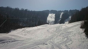 Ski areál SEVERKA v Dolní Lomné - Sjezdovka SEVERKA - 1.3.2023 v 11:00