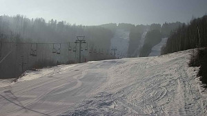 Ski areál SEVERKA v Dolní Lomné - Sjezdovka SEVERKA - 3.3.2023 v 09:00