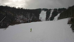 Ski areál SEVERKA v Dolní Lomné - Sjezdovka SEVERKA - 5.3.2023 v 10:00