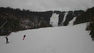 Ski areál SEVERKA v Dolní Lomné - Sjezdovka SEVERKA - 5.3.2023 v 11:00