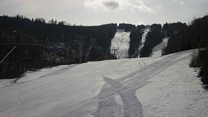 Ski areál SEVERKA v Dolní Lomné - Sjezdovka SEVERKA - 6.3.2023 v 11:00