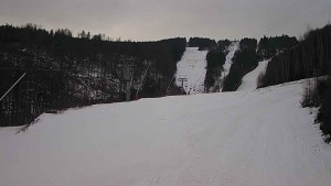 Ski areál SEVERKA v Dolní Lomné - Sjezdovka SEVERKA - 8.3.2023 v 06:00