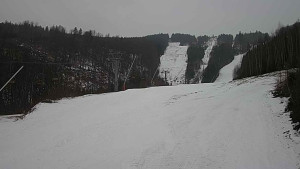 Ski areál SEVERKA v Dolní Lomné - Sjezdovka SEVERKA - 8.3.2023 v 17:00