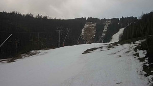 Ski areál SEVERKA v Dolní Lomné - Sjezdovka SEVERKA - 9.3.2023 v 17:00