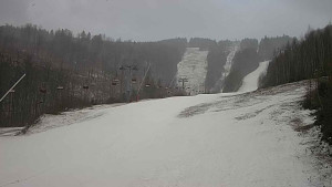 Ski areál SEVERKA v Dolní Lomné - Sjezdovka SEVERKA - 11.3.2023 v 08:00