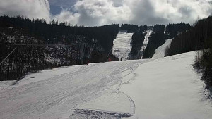Ski areál SEVERKA v Dolní Lomné - Sjezdovka SEVERKA - 12.3.2023 v 12:00