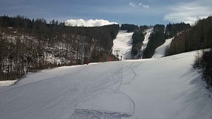 Ski areál SEVERKA v Dolní Lomné - Sjezdovka SEVERKA - 12.3.2023 v 13:00