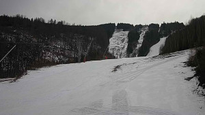 Ski areál SEVERKA v Dolní Lomné - Sjezdovka SEVERKA - 13.3.2023 v 12:00