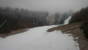 Ski areál SEVERKA v Dolní Lomné - Sjezdovka SEVERKA - 16.3.2023 v 08:00